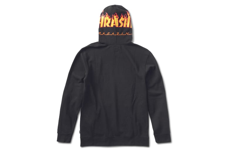 Black vans thrasher clearance hoodie