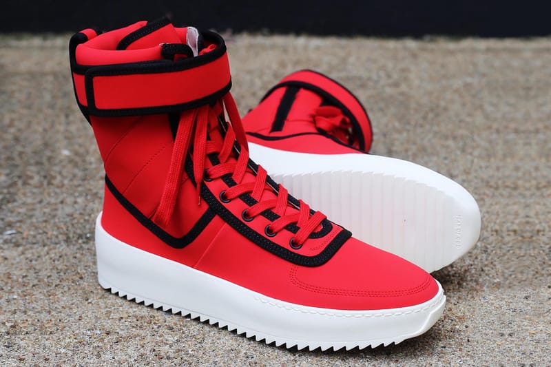 Nike fear of god on sale red