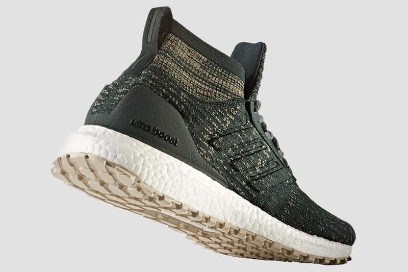 Grey and green hot sale ultra boost