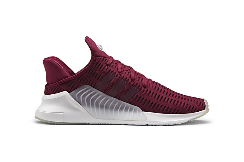 Adidas originals climacool shop sneakers in burgundy