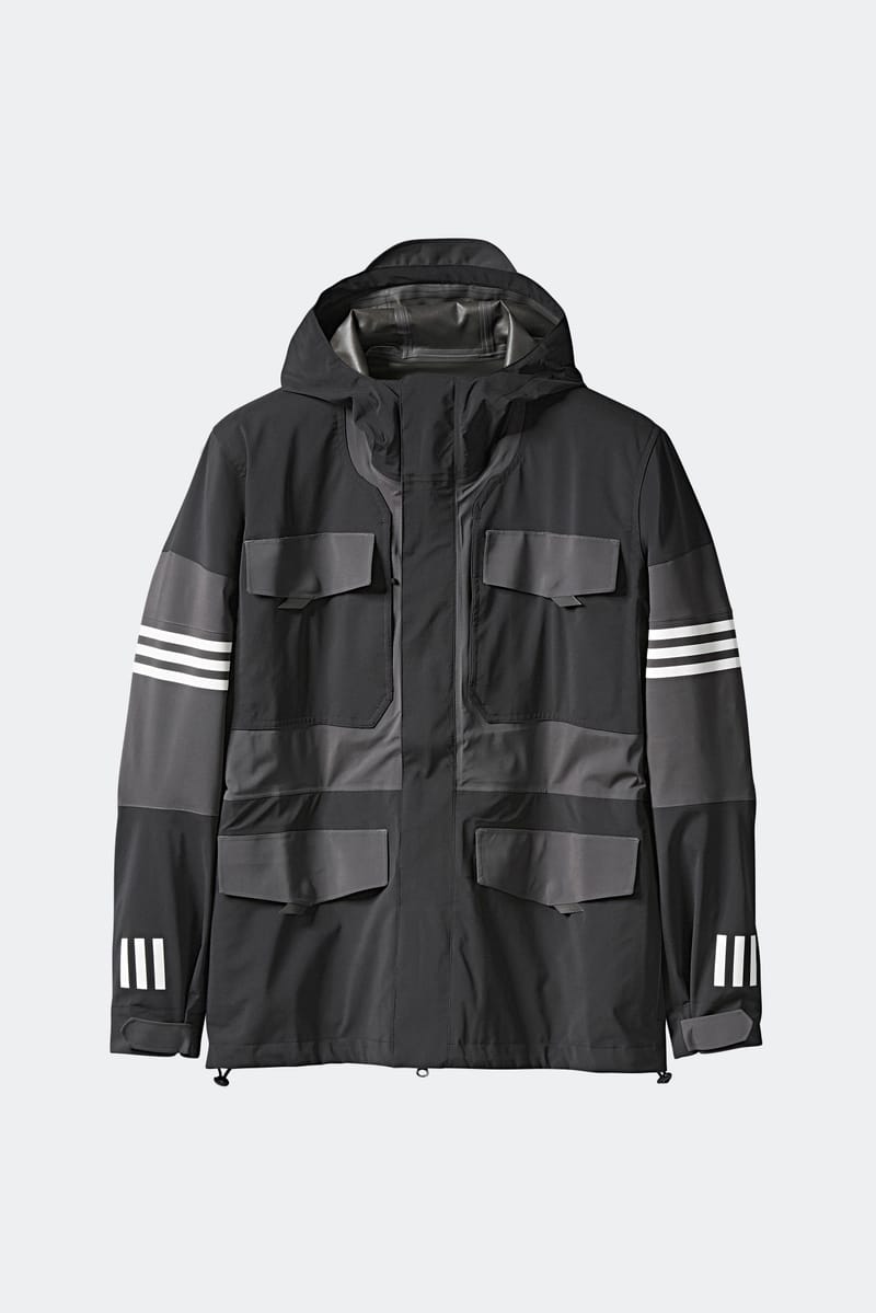 Adidas originals x outlet white mountaineering flight jacket