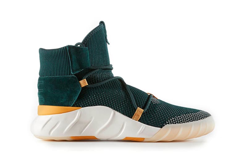 adidas Tubular x 2.0 Primeknit in Forest Green and Yellow | HYPEBEAST