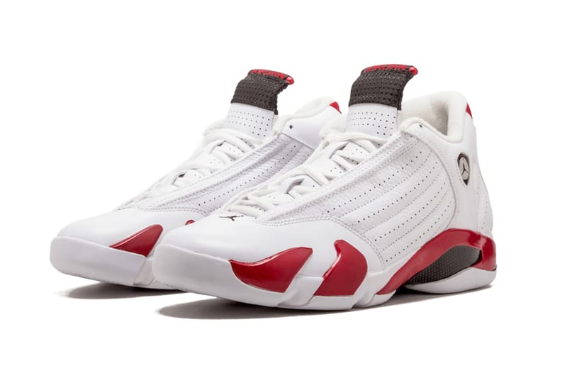 White and cheap red jordan 14s