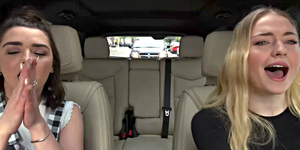Apple Music поделилась трейлером «Carpool Karaoke» с Мэйси Уильямс и Софи Тернер