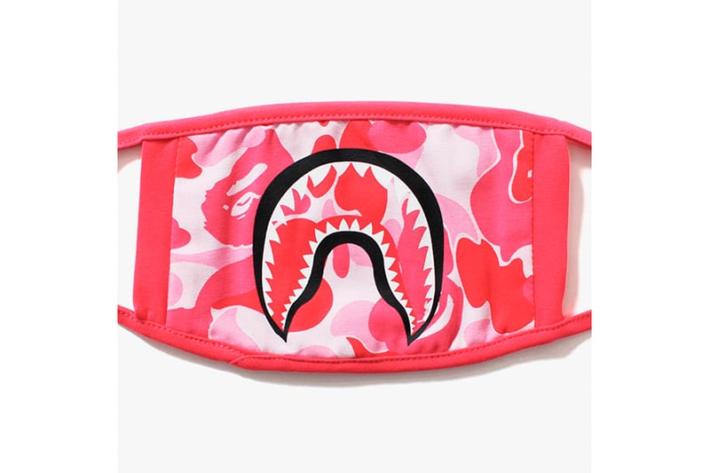 Pink retailer Bape Facemask *AUTHENTIC*