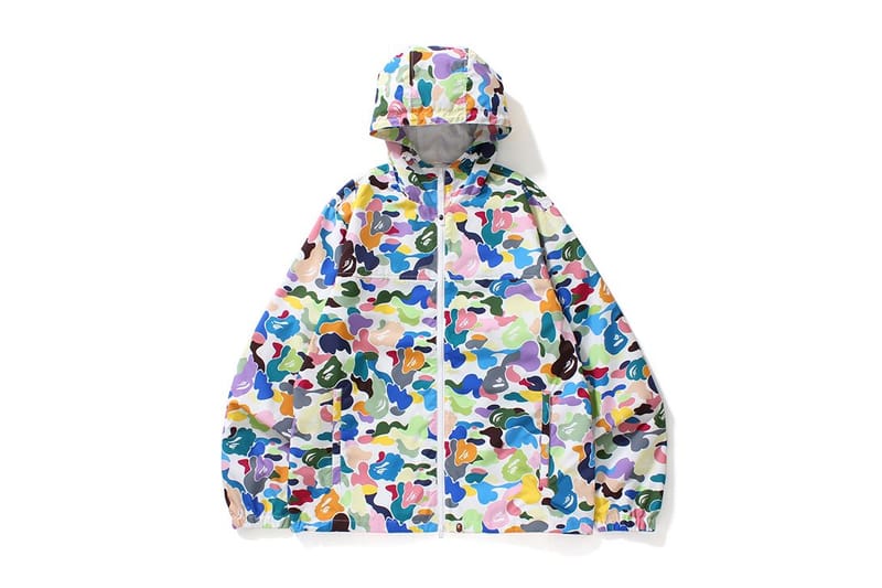 Multi camo bape hoodie sale