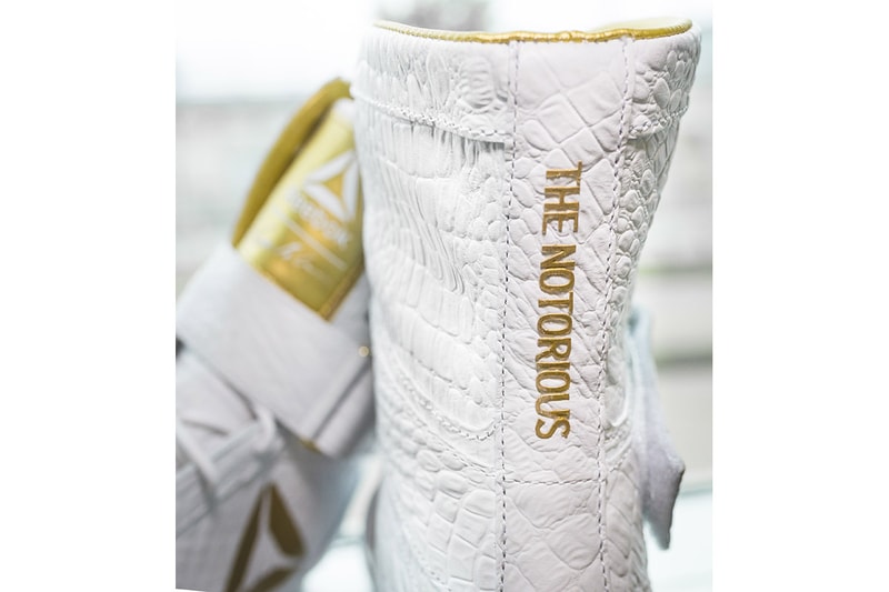 Conor McGregor's Custom Reebok Boxing Boots Hypebeast