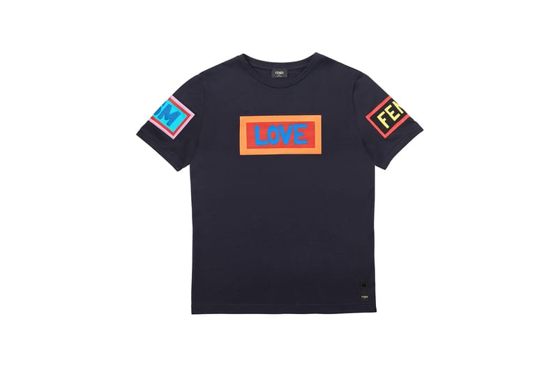 Fendi love outlet t shirt