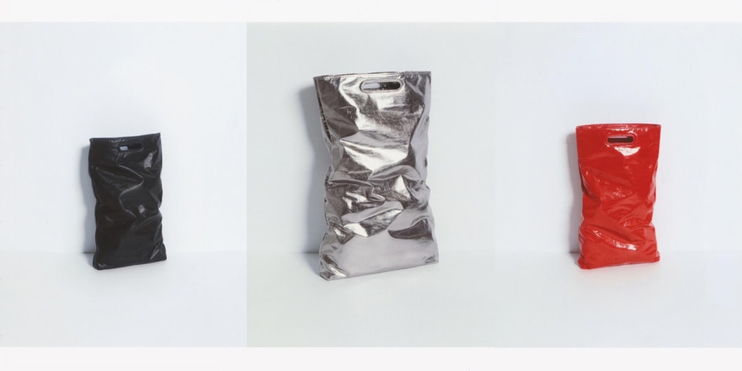 Buy Helmut Lang's Luxe Trash Bag for 495 USD Hypebeast