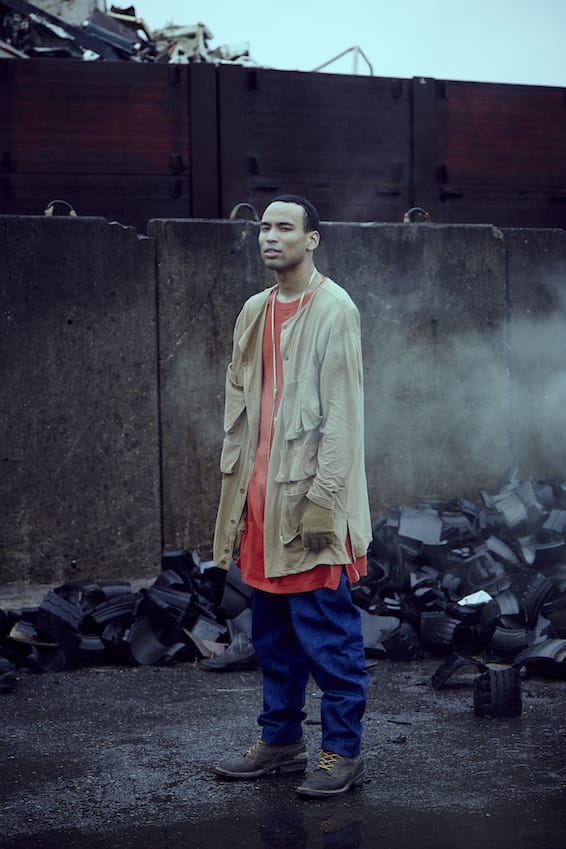 HUMIS TRANSFORMED MILITARY OVER COAT デニム Humis 2017 Fall/Winter 