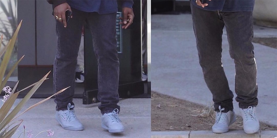 kanye wearing calabasas pants