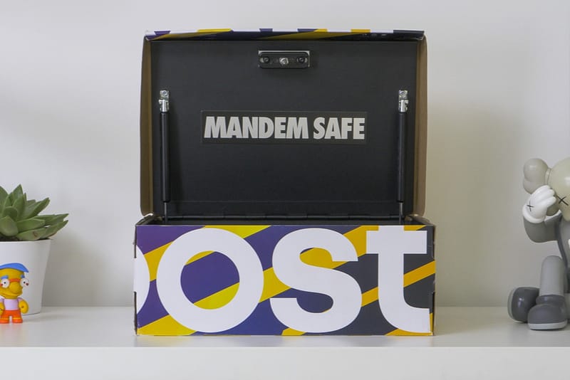 adidas BOOST Shoe Box Safe by Mandem Hypebeast