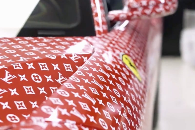 Louis vuitton supreme vinyl wrap best sale