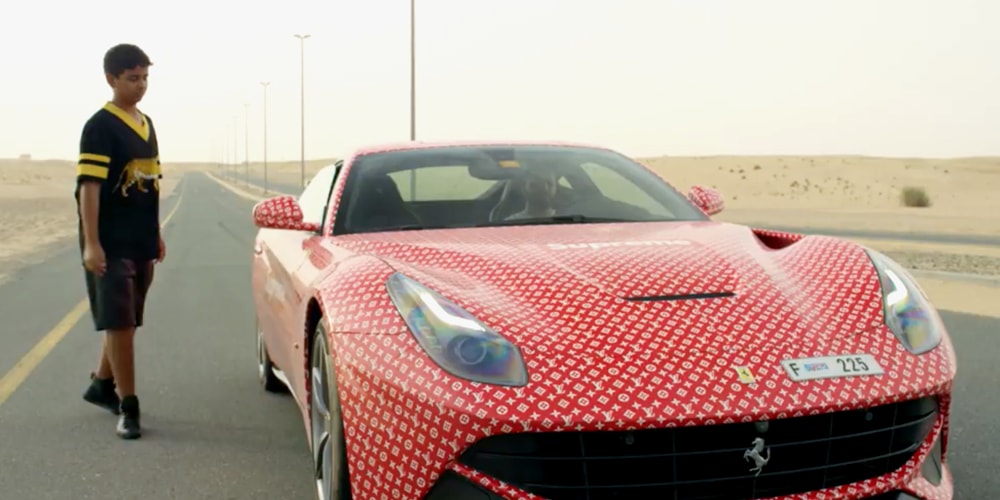 Посмотрите фильм «Money Kicks»: окуните свой Ferrari в фольгированную пленку Supreme x Louis Vuitton