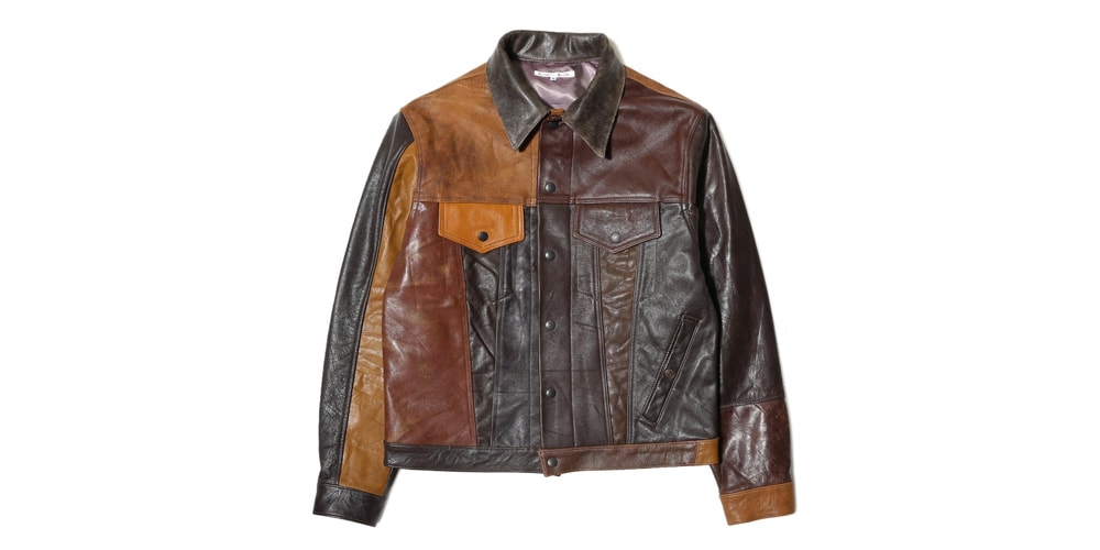 Needles Unveils Patchwork Leather Trucker Jacket Hypebeast
