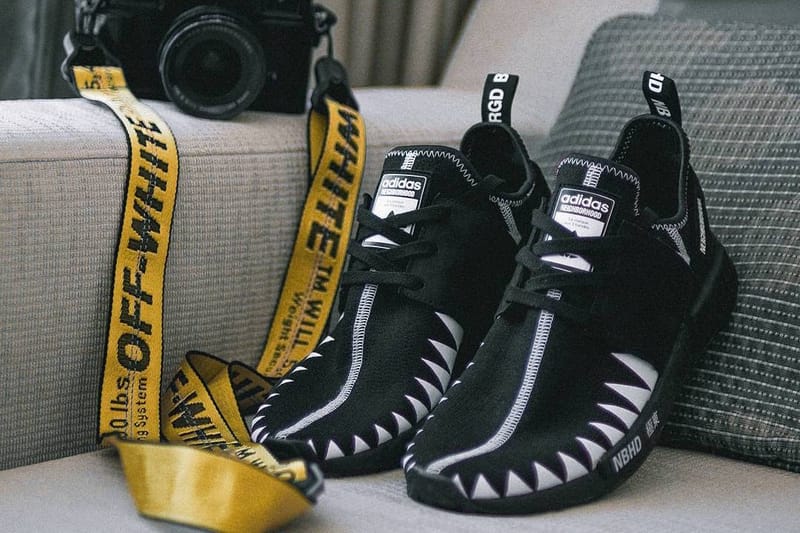 Nmd x clearance off-white black yellow