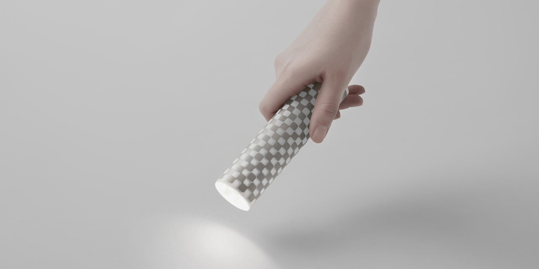 Ручной бумажный фонарик Nendo — инструмент для повседневного освещения