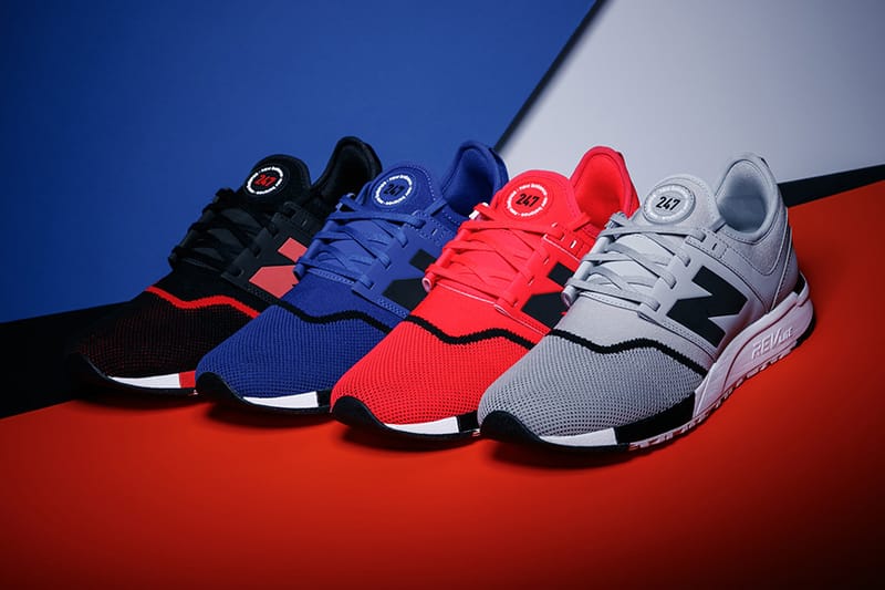 New balance 247 grey shop morn with team red