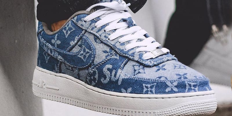 Nike Air Force 1 Supreme x Louis Vuitton Denim | Hypebeast