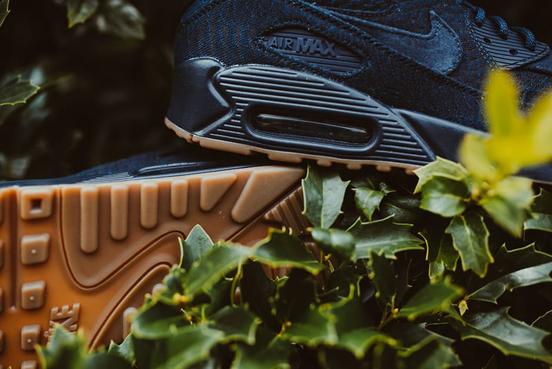 Nike Air Max 90 Premium Woven Indigo Hypebeast