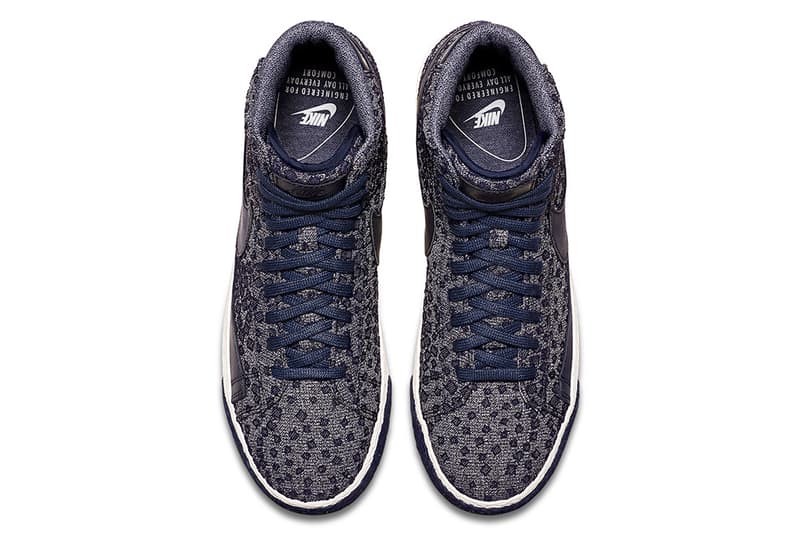 nike blazer mid denim