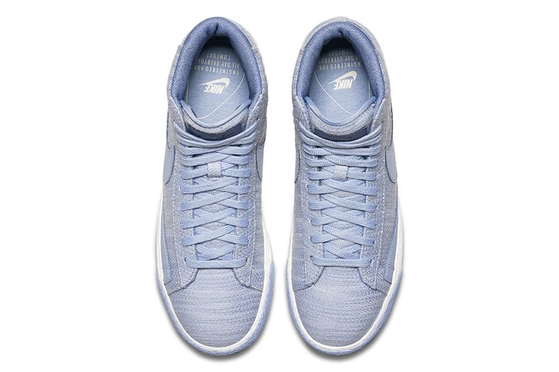 nike blazer mid denim