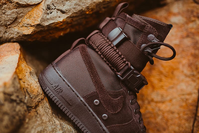 Nike sf af1 velvet brown best sale