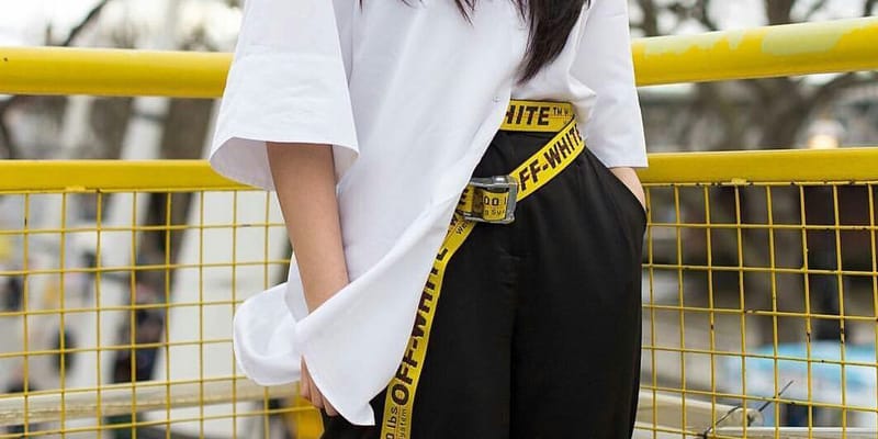 Official off white discount belt