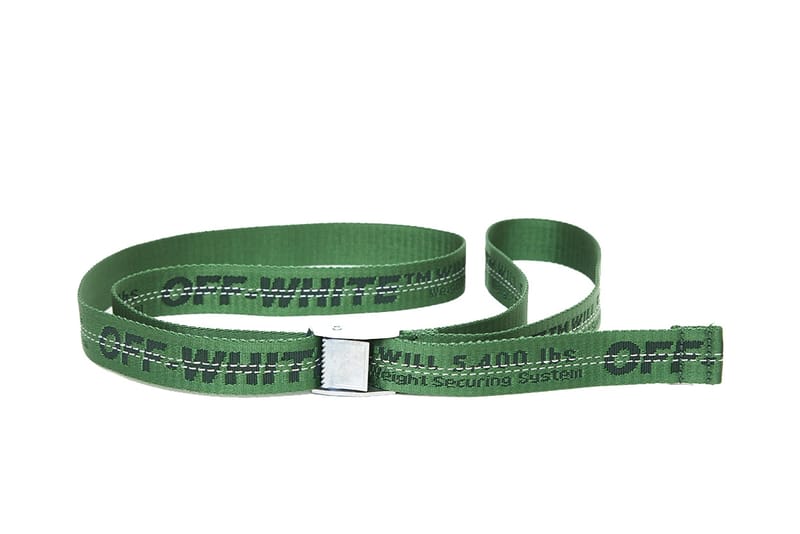 The New Colorways Off-White™'s Industrial Belts Have Just Been