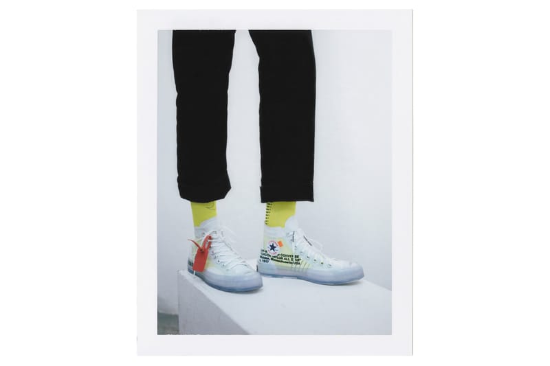 Off white converse neon socks best sale