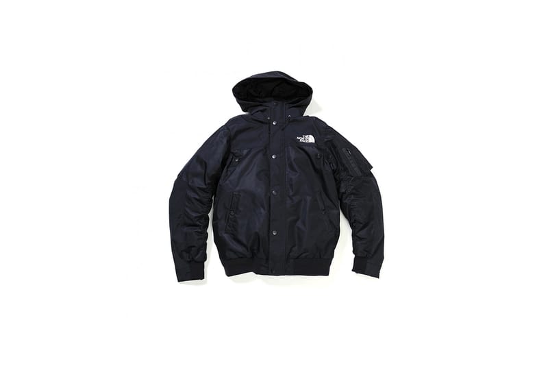 The north face x on sale sacai bomber jacket