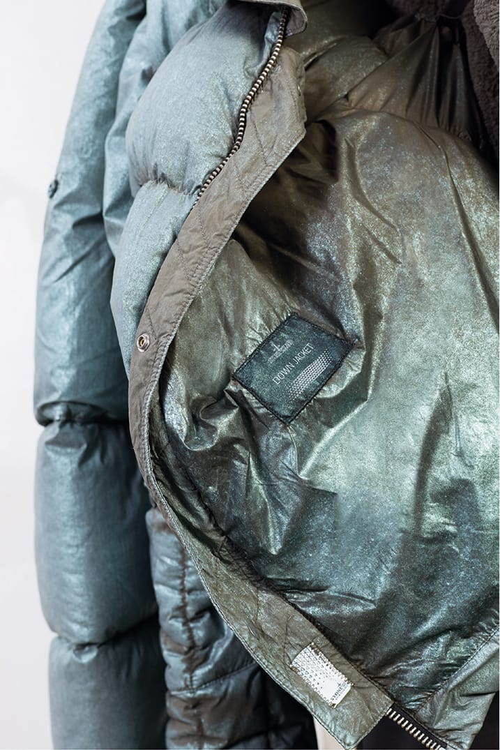 Stone island shadow project best sale nylon metallic mist down jacket