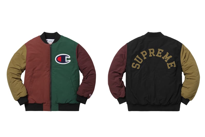 Supreme champion color hot sale blocked jacket black