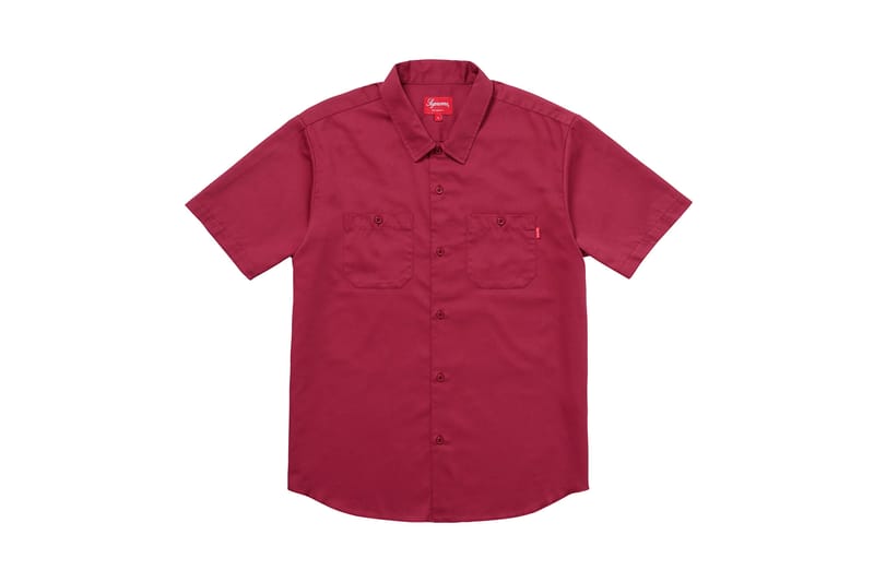 Supreme short sleeve hot sale button up