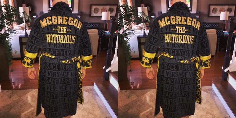 Conor mcgregor discount versace robe