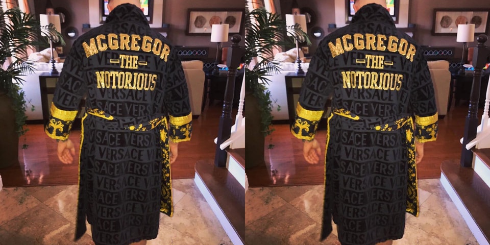 Conor McGregor Custom-Made Versace Robe | Hypebeast
