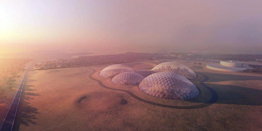 Bjarke Ingels Group построит симуляцию Марса в пустыне ОАЭ