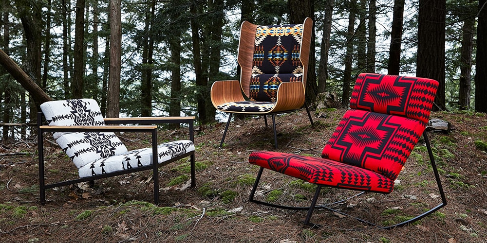 Gus* Modern представляет совместную коллекцию стульев с Pendleton Woolen Mills