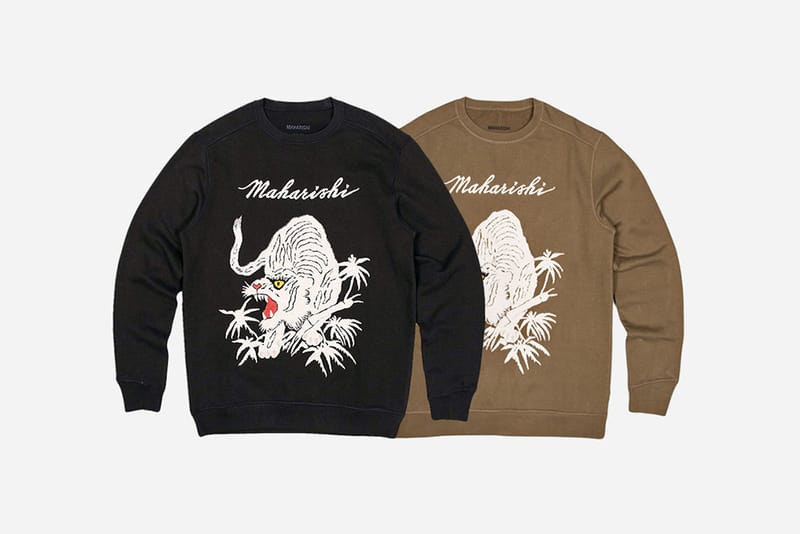 Maharishi 2025 tiger sweatshirt