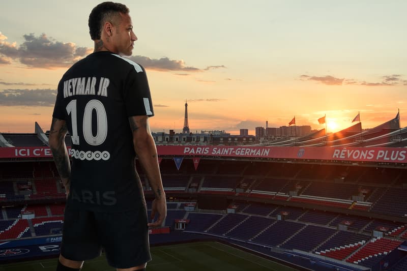 neymar jr psg black jersey