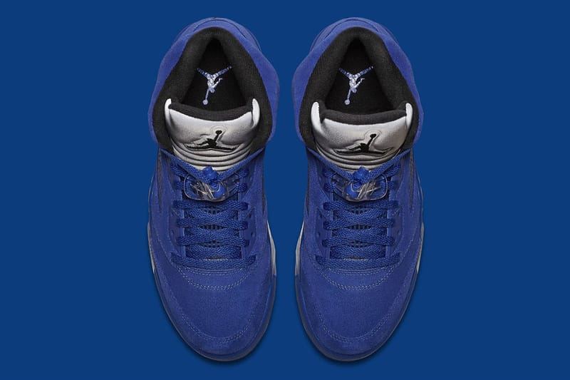 Jordan retro 5 royal on sale blue