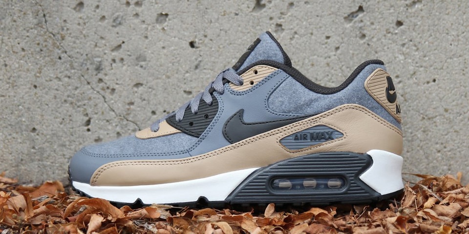 nike air max 90 tan grey