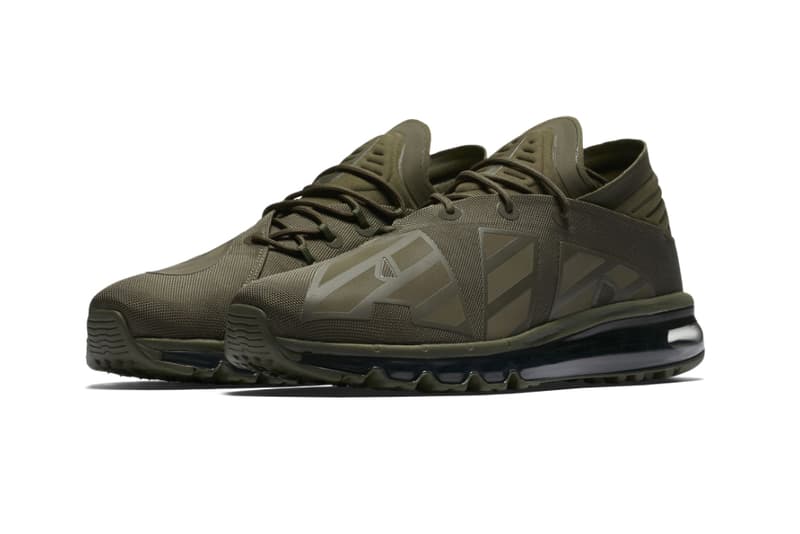 nike air max flair olive green