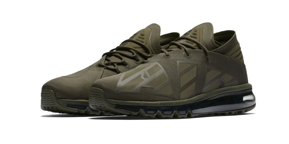 nike air max flair olive green