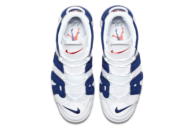 Nike Air More Uptempo NY Knicks Blue/Orange/White | Hypebeast