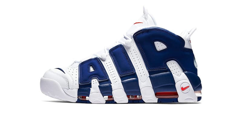 Nike Air More Uptempo NY Knicks Blue/Orange/White | Hypebeast