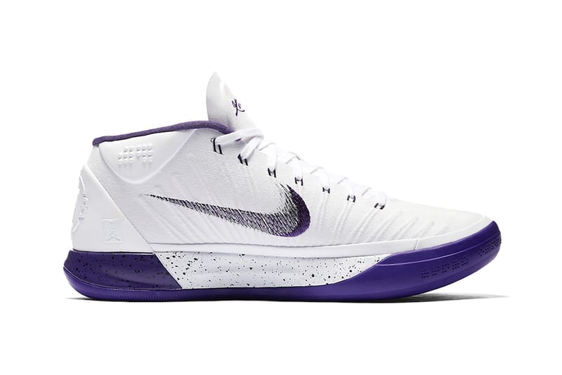 Kobe shoes white sale and purple