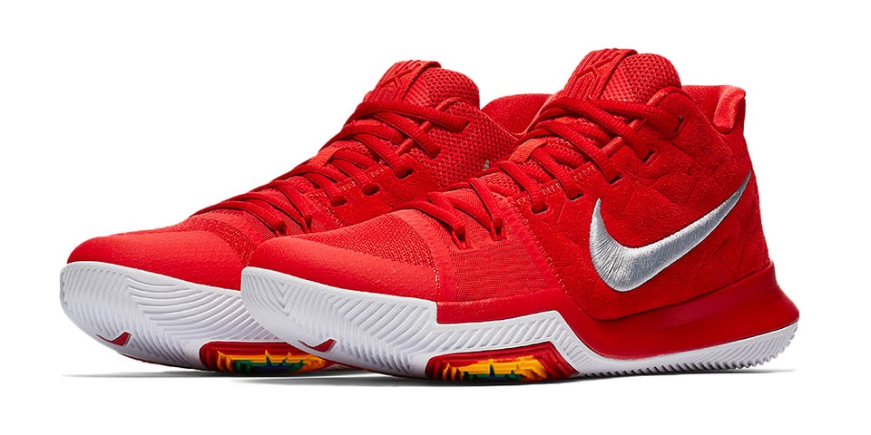 kyrie all red shoes