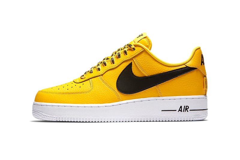 yellow nba air force 1