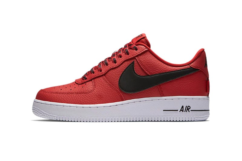 Nike air force deals 1 red nba